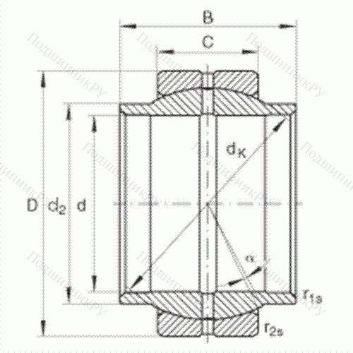 Подшипник шарнирный GE 40-LO
